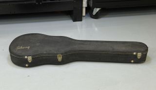 Vintage 1970 - 1972 Gibson Les Paul Custom Guitar Black Tolex Hard Case 5