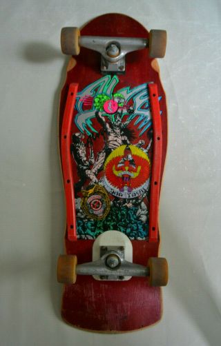 Vintage Alva Eddie Reategui Warrior Skateboard Complete 1988