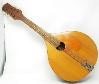 Vintage Russian 8 - String Mandolin Russia Soviet Union Ussr Ukulele Folk Guitar