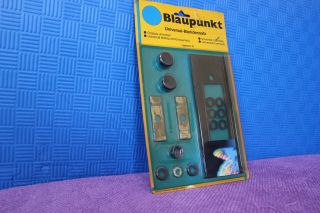 Nos Vintage Blaupunkt Car Radio Faceplate Knobs Mounting Brackets Set