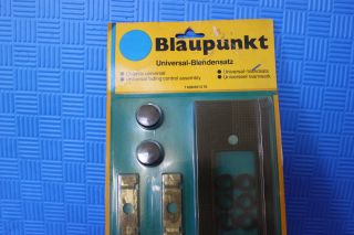 NOS Vintage Blaupunkt Car Radio Faceplate Knobs Mounting Brackets Set 5