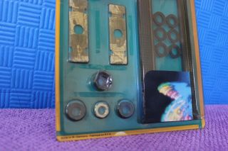 NOS Vintage Blaupunkt Car Radio Faceplate Knobs Mounting Brackets Set 6