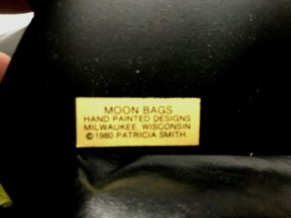VTG 1980 Moon Bags Handbag Purse Patricia Smith Milwaukee label Floral Tapestry 6