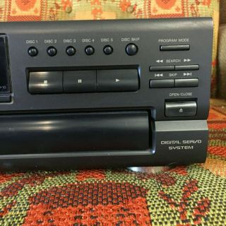 Technics SL - PD887 5 Disc Compact Disc CD Changer w/ Remote - Carousel Vintage 3