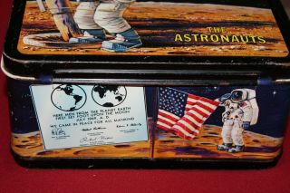 Vintage 1969 The Astronauts Aladdin Industries Metal Lunch Box 4