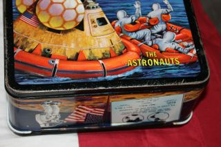 Vintage 1969 The Astronauts Aladdin Industries Metal Lunch Box 8