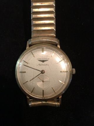 Vintage Longines Automatic Wristwatch 14 K