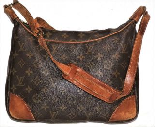 Rare Authentic Vintage Louis Vuitton Boulogne 30 Handbag Old Version