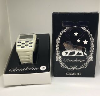 Casio Dbc - 32 Calculator Watch Illuminator Data Bank 2888 Sieraleone
