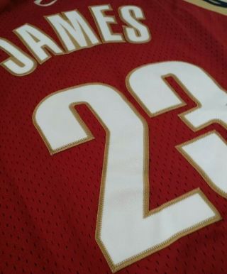 Vintage Lebron James 23 Cleveland Cavaliers Nike Swingman Jersey 6