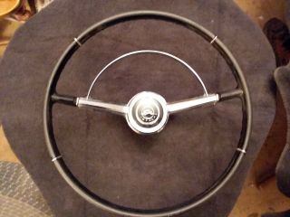 Vintage 1964 Chevy Impala Steering Wheel With Horn Ring 9740492 Cav 2