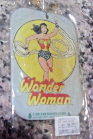Tm & Dc Comic Inc.  Vintage Wonder Woman Air Car Freshner
