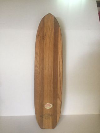 Vintage Hobie Surfer Wooden Skateboard Sidewalk Surfboard 1960s