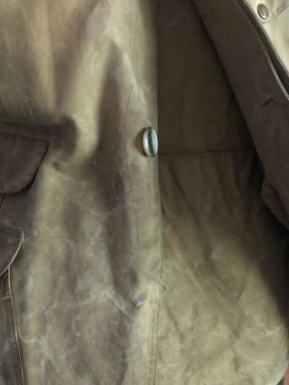 Vintage filson tin cloth hunting jacket / coat size 42 6