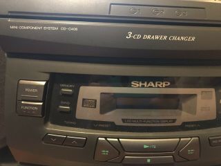 Vintage Sharp Stereo System (CD - C406) 2