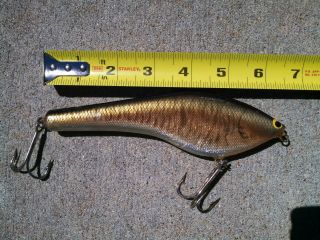 Bagley B Flat 7 Musky Muskie Lure Fishing - - Rare Color Foil Little Muskie