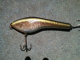 Bagley B Flat 7 Musky Muskie Lure Fishing - - RARE COLOR FOIL Little Muskie 2