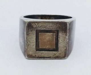 Brammer Denmark Sterling Silver Ring Size 10 G29