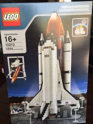 Lego 10213 Space Shuttle Adventure - Retired - In Open Box.  All Parts Here