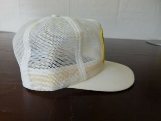 Vintage John Deere Patch White All Mesh Snapback Trucker Hat USA K - Prod 3