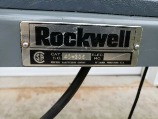 Vintage Rockwell Delta 40 - 440 & 40 - 306 Scroll Saw 5