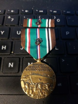 European–african–middle Eastern Campaign Medal W/ Fleet Marine Device
