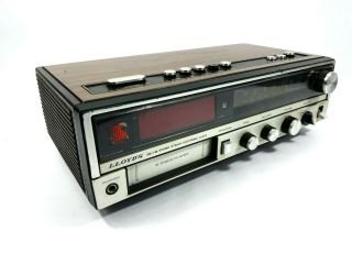 Lloyd’s Vintage Clock Radio J248 Am/fm Stereo With 8 Track Z03m