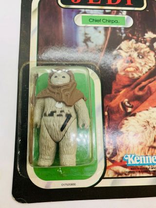 VINTAGE Star Wars,  Return of the Jedi Vintage 65 - back CHIEF CHIRPA 2