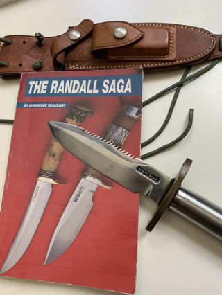 Very Rare Model 18 Randall Knife With The Randall Saga book 10