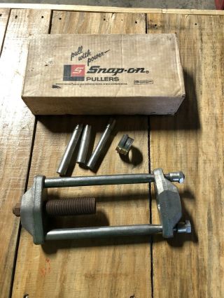 Snap On King Pin Puller Set With Box Very Vintage