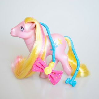 Vintage My Little Pony Star Light Starlight Uk Hair To Do Ponies