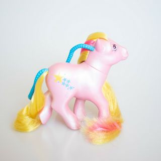 Vintage my little pony Star Light Starlight UK Hair to do ponies 3