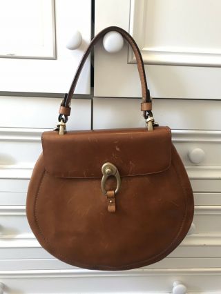Vintage Bally Bag Stunning Shape With Strap And Dust Bag