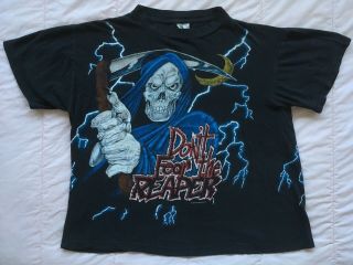 Usa American Thunder Don’t Fear The Reaper Shirt Vintage Biker Lightning Rap Ye