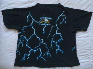 USA American Thunder Don’t Fear The Reaper Shirt Vintage Biker Lightning Rap Ye 2