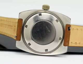 Vintage Diver HELVETIA WaterStar,  oversize,  steel 37mm,  tritium,  70s men ' s watch 2