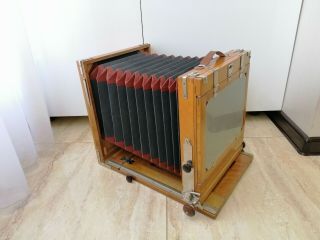 Soviet Vintage FKD 18x24 large format camera w/ I - 37 4.  5/300mm lens 8