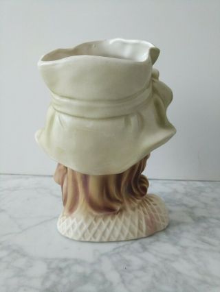 Vintage Enesco Lady Head Vase 
