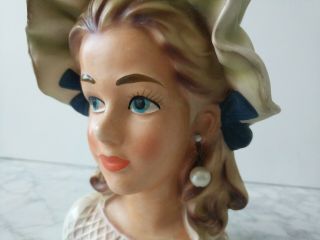 Vintage Enesco Lady Head Vase 