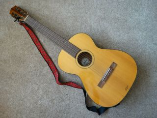 Hofner Acoustic Guitar 6 String With Soft Case 4/4 Full Size Vintage 1960s