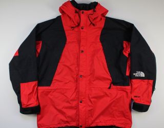 Vintage 90s The North Face Gore Tex Parka Jacket Xl Red Black 1990