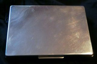 Roberto Callegari Italian Designer Silver Wood Lined Cigar /cigarette Box 400g