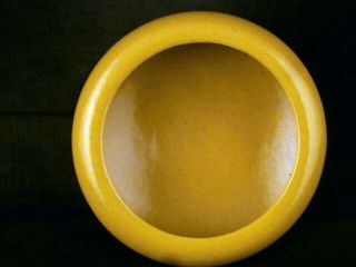 Chinese Ming Dy Tianqi Yellow Glaze Porcelain Brush Washer