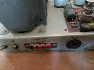 rare early dynakit twin tube power amplifiers and preamps with stereo control 5