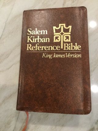 1979 Salem Kirban Reference Holy Bible Kjv Vintage Very Good