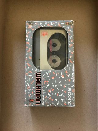 Vintage Sony Walkman Wm - 70 White Portable Cassette Player 80s