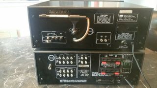 Vintage Sansui AU - 717 Integrated Amplifier and TU - 717 Am/Fm Stereo Tuner combo 4