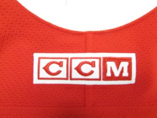 STEVE YZERMAN DETROIT RED WINGS AUTHENTIC VINTAGE CCM 6100 RED HOCKEY JERSEY 11