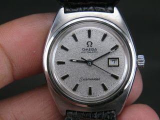 Vintage Omega Seamaster 684 Stainless Steel Ss Swiss Date Automatic Ladies Watch