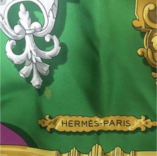 Herm?s Hermes Paris Scarf Vintage Large Big Size Color Japan Rare 4 2